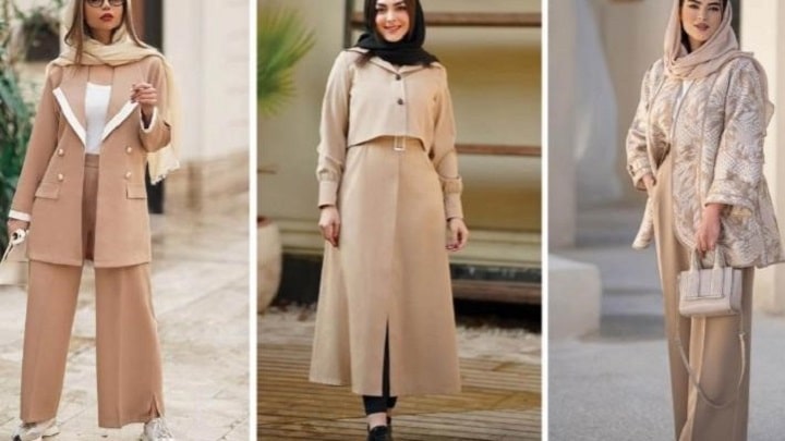 انواع مدلهای مانتو 1403 رنگ نود انواع مدلهای مانتو 1403 رنگ نود