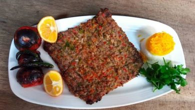 طرز تهیه کباب کوبیده روی توری