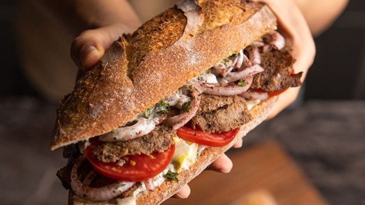 ساندویچ کباب تابه‌ای