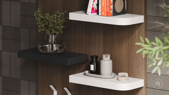 جدیدترین شلف دیواری گلدان