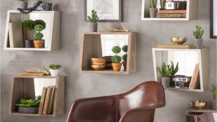 جدیدترین شلف دیواری گلدان