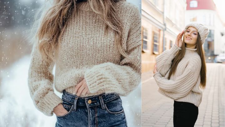 ایدههایی برای یک استایل کژوال و شیک با بافت و جین ایدههایی برای یک استایل کژوال و شیک با بافت و جین