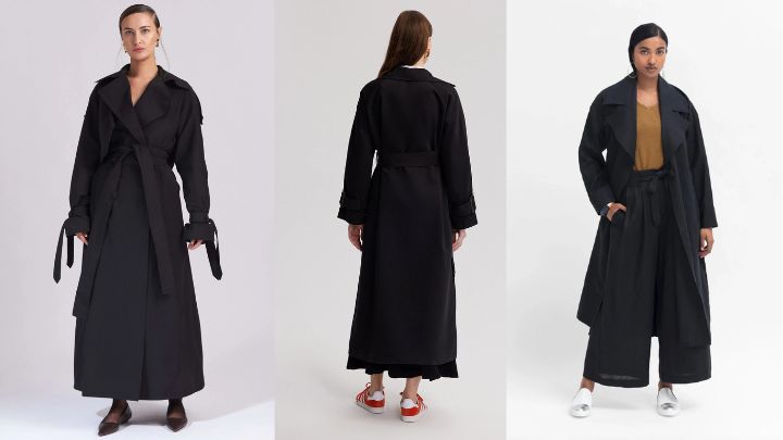 مدل ترنج بلند پاییزی 1403 مدل ترنج بلند پاییزی 1403