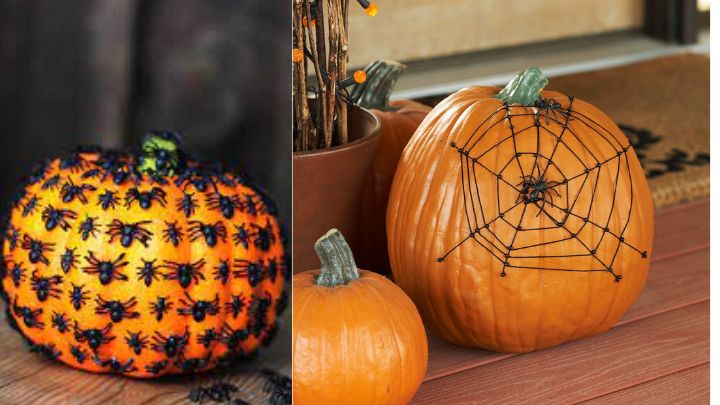 کدو حلوایی سنتی با چهرههای ترسناک کدو حلوایی سنتی با چهرههای ترسناک