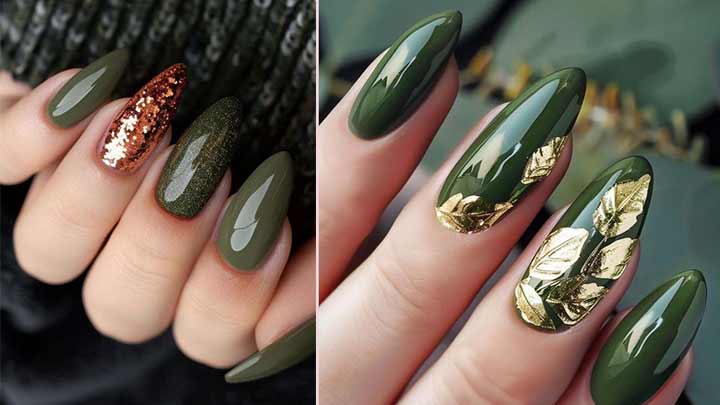 سبز پاییزی: رنگ آرامش و طبیعت روی ناخنهایت سبز پاییزی: رنگ آرامش و طبیعت روی ناخنهایت