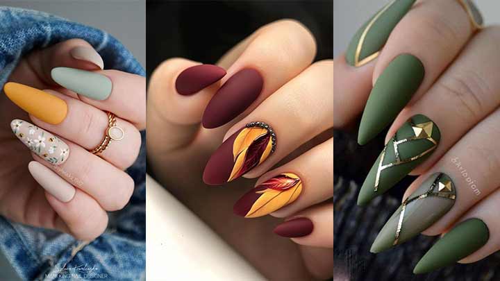 ناخن‌های مات با طرح‌های خال خالی: شاداب و پر انرژی