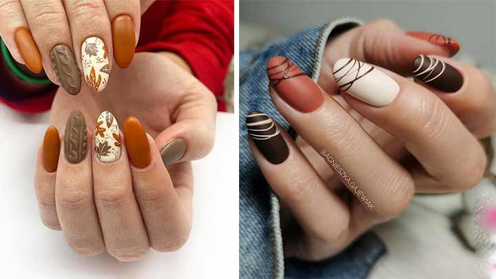 ناخن‌های مات زرشکی: گرم و جذاب مثل شراب قرمز