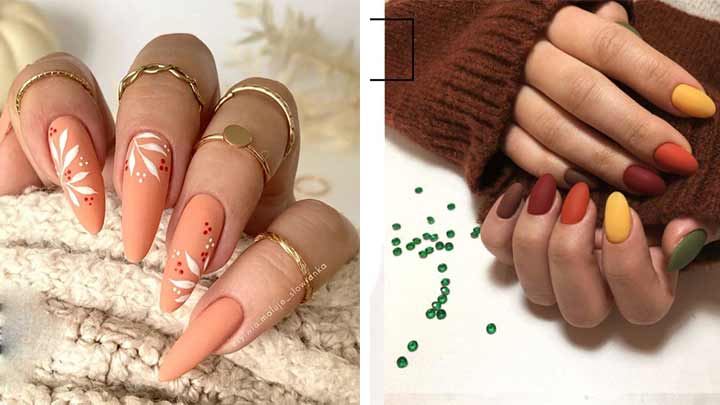 ناخن‌های مات رنگی: رنگ طبیعت و آرامش