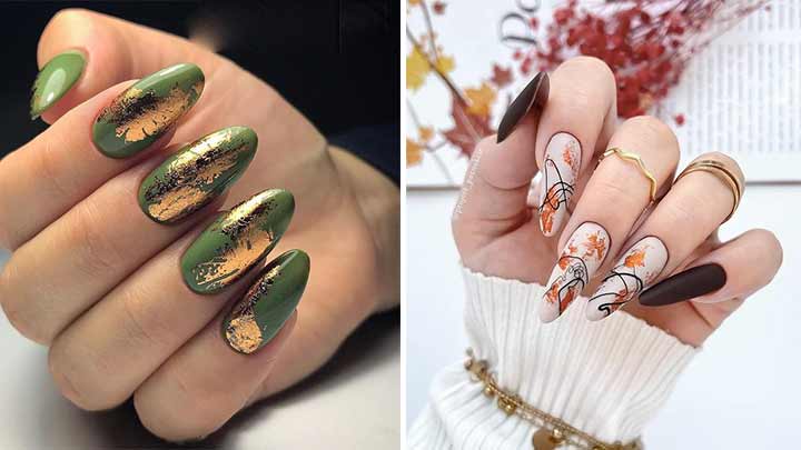 ناخن‌های مات سبز زیتونی: کلاسیک و شیک