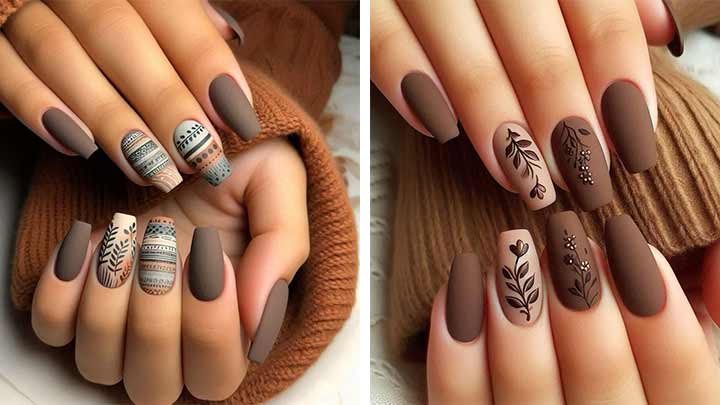 ناخن‌های مات: انتخابی عالی برای فصل سرد سال