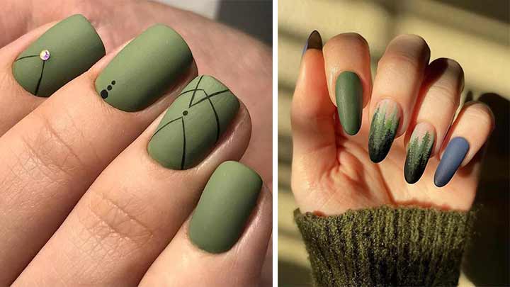 طرح‌های بافتنی روی ناخن: گرم و دنج مثل یک پلوور پاییزی