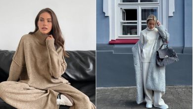 بلوز شلوار بافت ترند پاییز؛ راحتی و استایل را با هم تجربه کنید