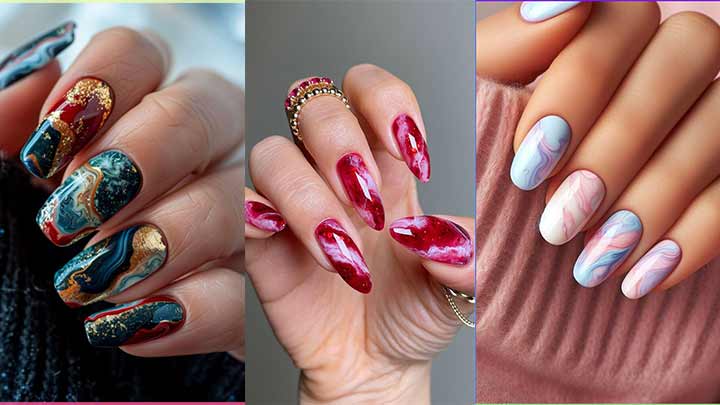 با این طرح‌ها، رنگ‌های پاییزی را به ناخن‌هایت بیاور