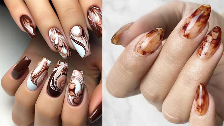 ترند پاییزی: ناخن‌های ابر و باد با طرح‌های خلاقانه