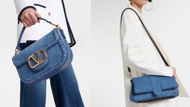 کیف دوشیهای جین آبی؛ شیک و بادوام برای استفاده روزمره