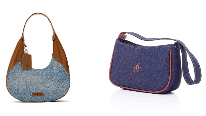 کیف دوشی جین آبی، مقاوم و بادوام: برای استفاده روزمره