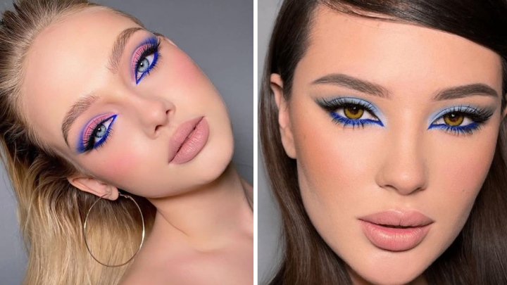 بگذارید چشمهایتان حرف بزنند: با خط چشم آبی بدرخشید