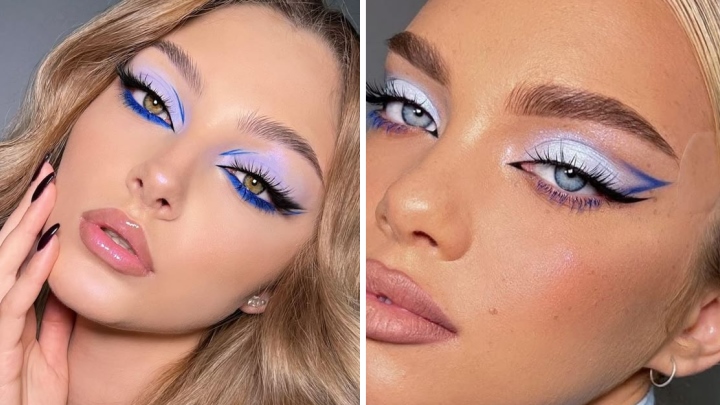 خط چشم آبی: انتخابی جسورانه برای یک آرایش متفاوت خط چشم آبی: انتخابی جسورانه برای یک آرایش متفاوت