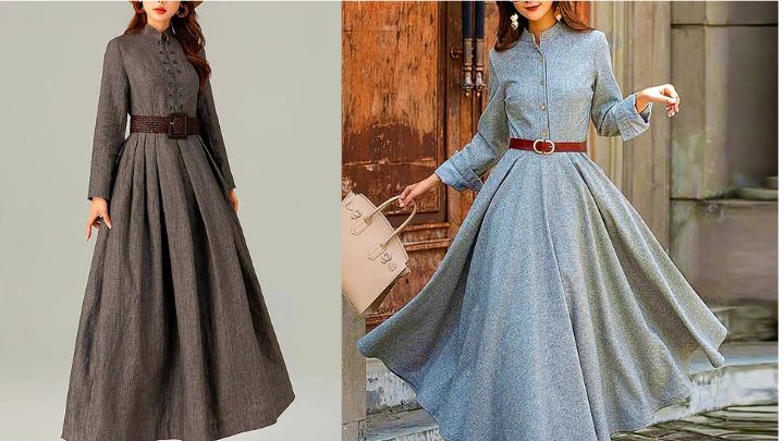 انواع مانتو جلوبسته کلوش پاییزی