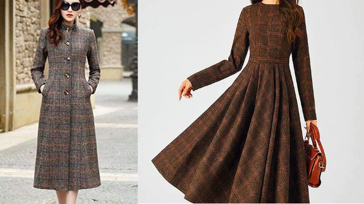 مانتوهای جلو بسته کلوش با دکمه‌های تزیینی