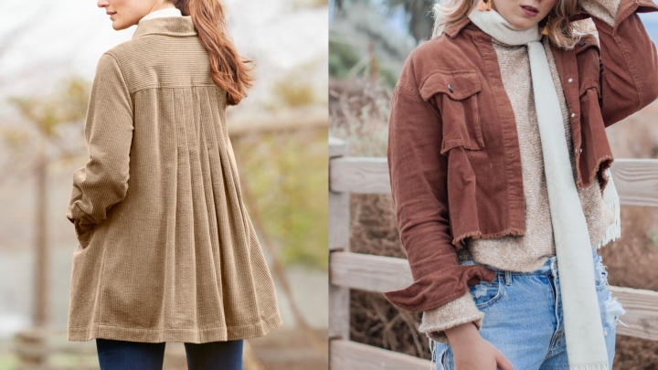 کت مخمل کبریتی، سرمای پاییز را به آغوش بگیر