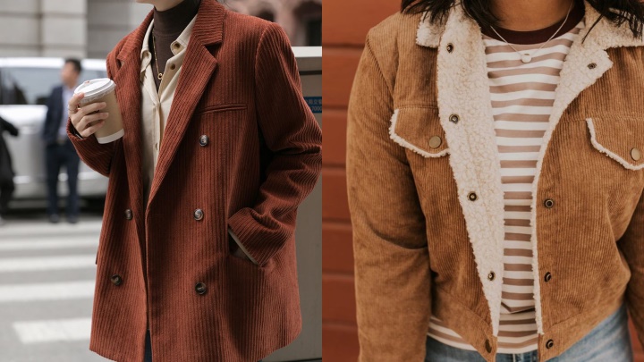 کت مخمل کبریتی، انتخابی برای بانوان شیک‌پوش