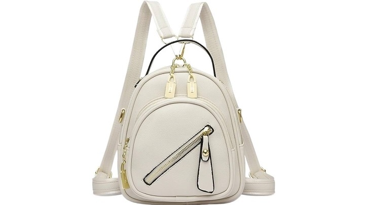  مینی کوله پشتی‌های زنانه کرم رنگ