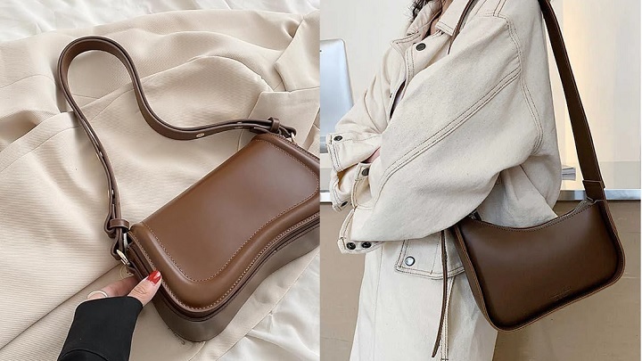 بافت طبیعی، رنگ گرم: کیف چرمی قهوه ای سوخته، نمادی از اصالت