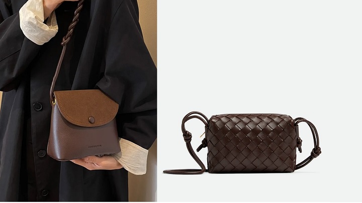 کیف چرمی قهوه ای سوخته، برای خانم های شیک پوش