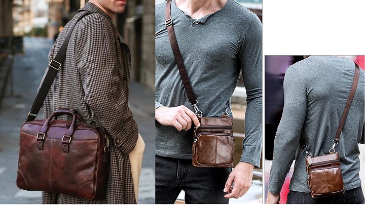 از دفتر کار تا مهمانی: کیف چرمی قهوه ای سوخته، همه کاره