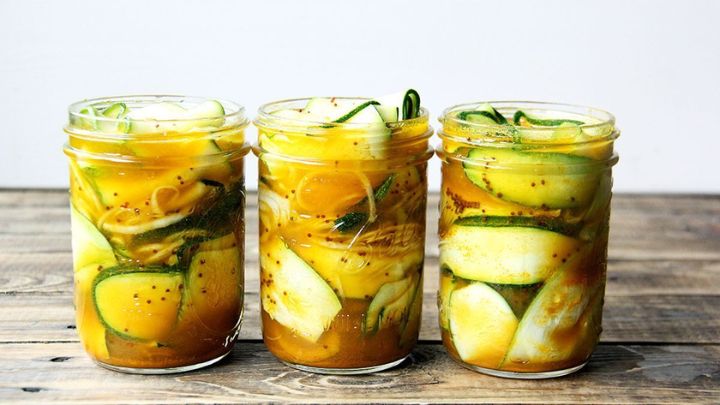 ترشی کدو سبز و پیاز، طعمی متفاوت و دلچسب