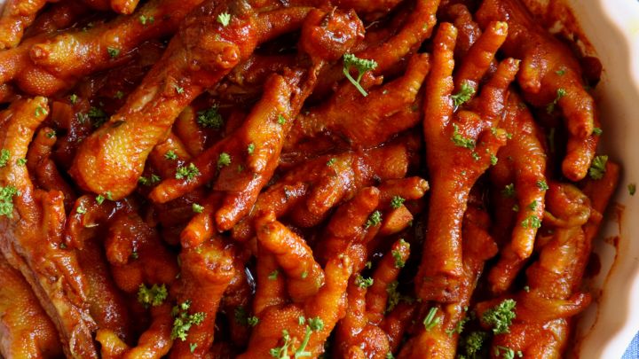 طرز تهیه خوراک پای مرغ طرز تهیه خوراک پای مرغ