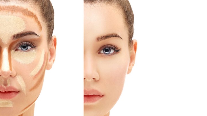 آموزش کانتور کردن صورت آموزش کانتور کردن صورت