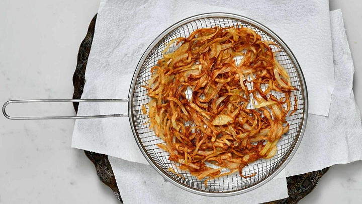 رسپی پیاز داغ کاراملی