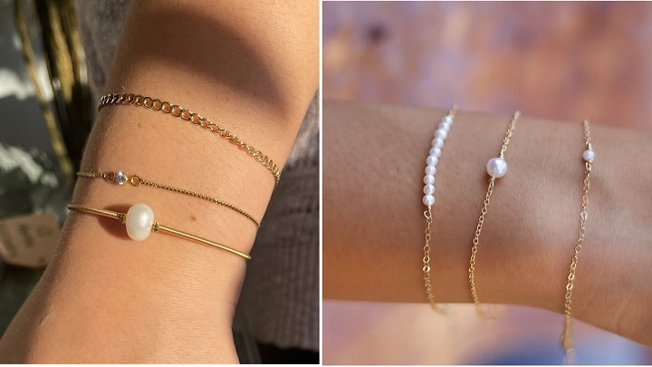 طراح‌ی‌های مدرن و کلاسیک با تلفیقی از مروارید و طلا