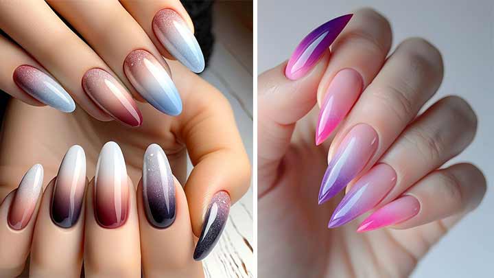 بی‌نهایت ایده برای ناخن‌های گرادیان؛ هر آنچه که تصور کنید