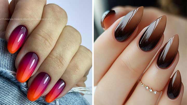 ناخن‌های گرادیان؛ بیانگر شخصیت شما