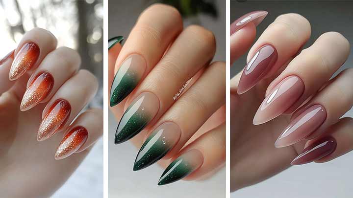 احساس خوشحالی را با ناخن‌های گرادیان تجربه کنید