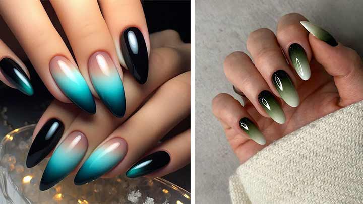 یک شاهکار هنری روی دست‌های شما؛ ناخن گرادیان