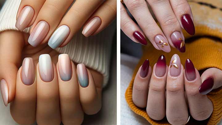 ناخن‌های جذاب؛ با گرادیان رویاپردازی کنید
