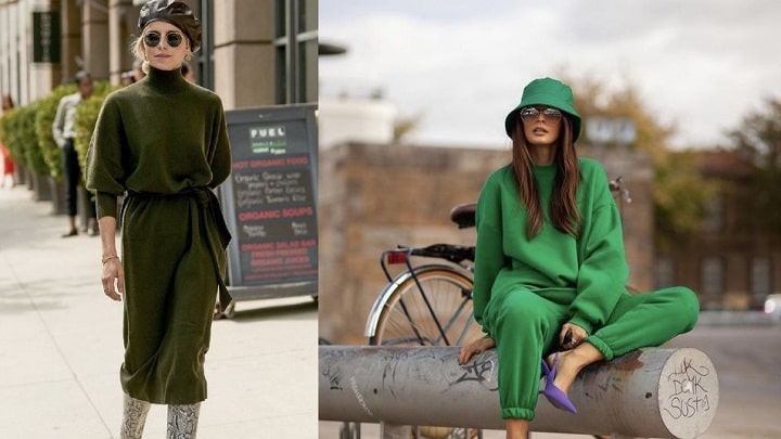 ترکیب سبز و قهوه‌ای: یک ترکیب کلاسیک و شیک برای پاییز