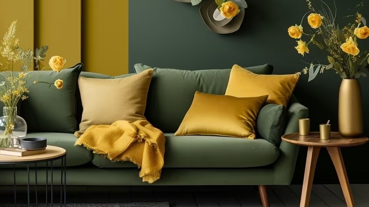 استفاده از رنگ زرد و سبز در دکوراسیون خانه استفاده از رنگ زرد و سبز در دکوراسیون خانه