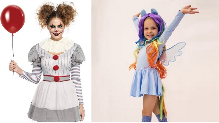 انواع مدل‌های لباس‌ هالووین ترسناک دخترانه