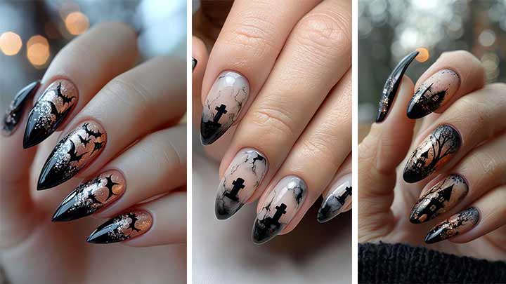 ناخن‌های هالووینی: با کمترین هزینه