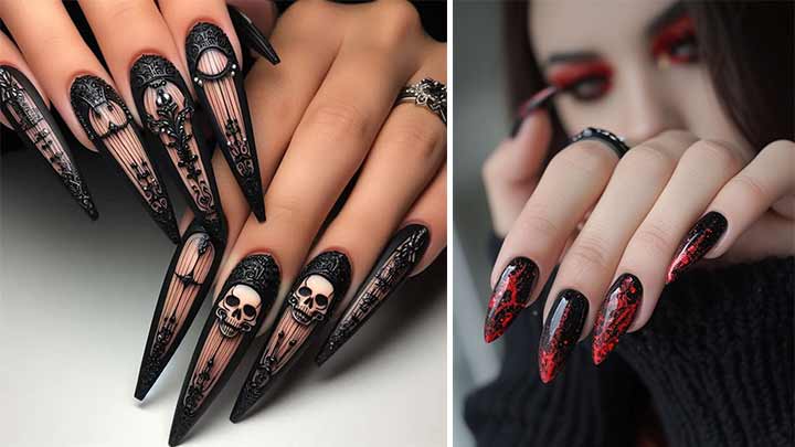 ناخن‌های هالووینی: ترسناک اما شیک
