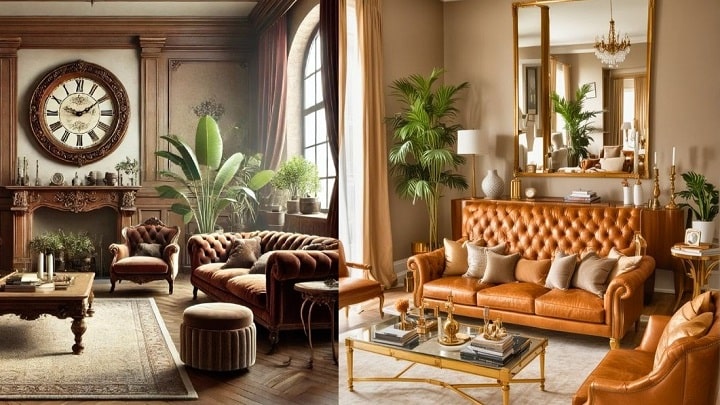 31 نمونه دیزاین خانه با مبل چستر