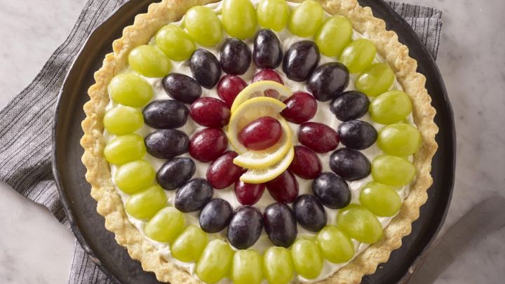 مراحل تهیه تارت انگور مراحل تهیه تارت انگور