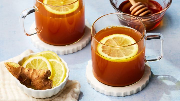 مراحل تهیه دمنوش پرتقال و زنجبیل مراحل تهیه دمنوش پرتقال و زنجبیل