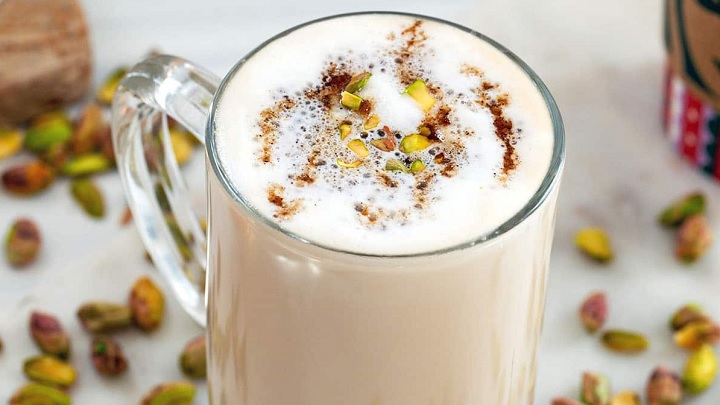رسپی یک نوشیدنی خوشمزه با پسته