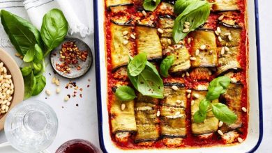 طرز تهیه رول بادمجان سوخاری